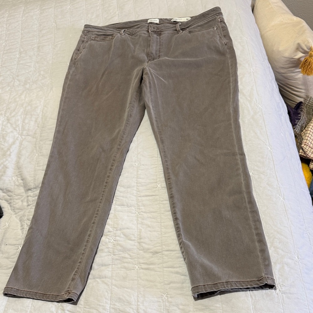 J. Jill Women's Gray Ankle Jeans